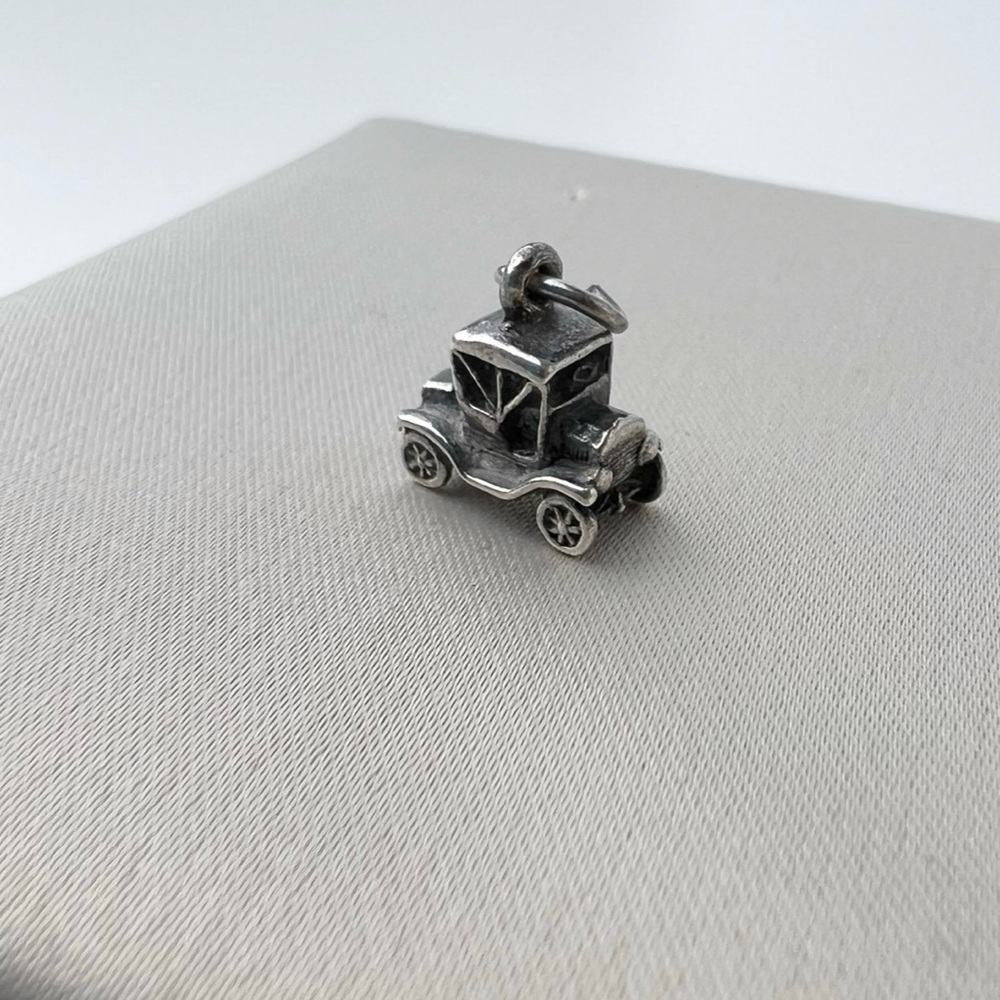 Vintage Sterling Silver Car Charm